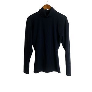 & other stories black turtle neck with long sleeves